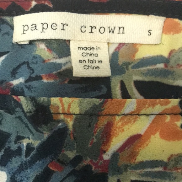- Anthropologie Paper Crown size S flowy blouse. - Picture 3 of 3